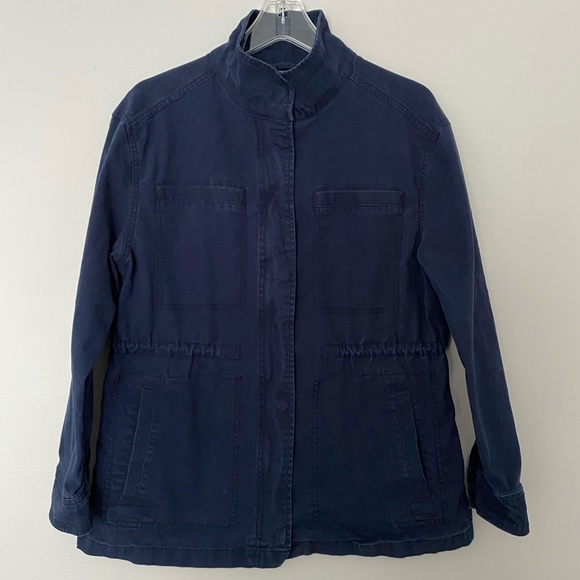 navy cargo jacket